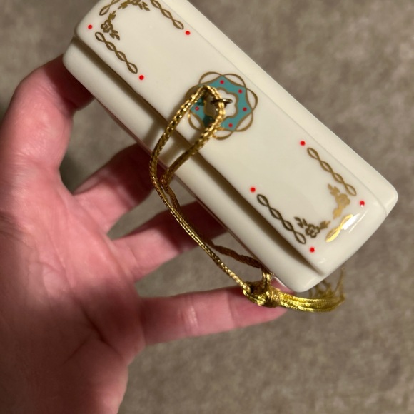 Lenox Christmas Ornament Yuletide Express Passenger Car Rare 1991, EUC Vintage - Picture 8 of 11